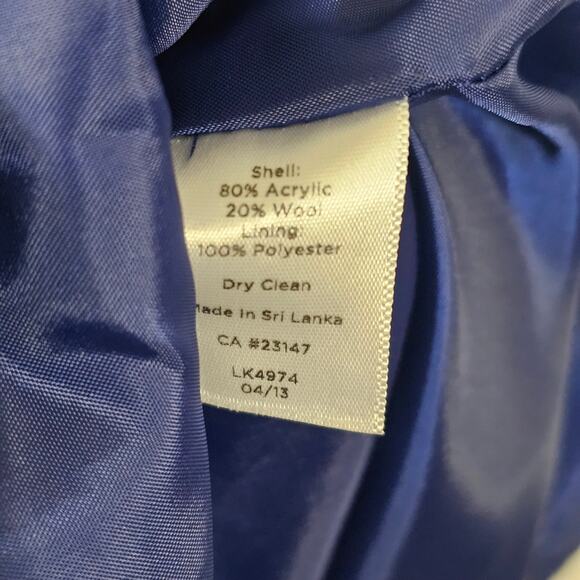 Talbots Wool Blend Pencil Skirt Sz 14 Lined Pockets Gilmore Girls Academia - Picture 4 of 5